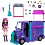 Monster High-Tour Bus Blood-sational Rock-Set con bambola e autobus HXH83 - immagine 6
