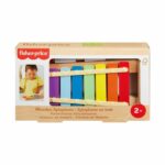 Xilofono in legno Fisher-Price, strumento musicale con 2 pezzi HXV13