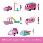 BARBIE Mini Barbieland, mini veicolo da sogno + una mini barbie - modello casuale - immagine 6