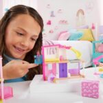 BARBIE Mini Mini casa delle bambole Barbieland - casa dei sogni con mini bambola a sorpresa - modello casuale - immagine 6