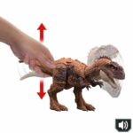 Jurassic World-Kryptops Fierce Roar-Statuina di dinosauro - 4 anni+ - JCL64 - immagine 5