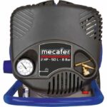 Compressore verticale - MECAFER - 425790 - 50 L - Coassiale blu - Senza olio - immagine 3