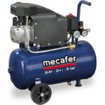 Compressore - MECAFER - 425793 - Blu - 24 L - 2HP - 8 bar