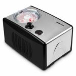 MEDION Gelatiera e yogurtiera elettrica in alluminio con compressore, macchina per il gelato con capacità di 1,5 litri (corrisponde a