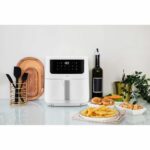 Friggitrice ad Aria Calda - MEDION - 50073000 - 2150 W - Touch screen - 9 programmi - Bianca - immagine 5