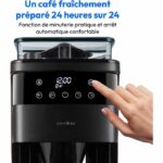 Macchina per caffè filtro digitale isolata con macinacaffè - MEDION - 1000W - 1,0L - Nero - immagine 2