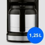 Macchina per caffè filtro digitale isolata - MEDION - 900W - 1,2L - Argento - immagine 4