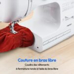 Macchina da cucire - MEDION - SM 60 - 62W - 24 punti + punti doppi - 700 giri/min - LED - Bianco - immagine 5