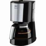 Melitta della macchina da caffè - Goditi il ??top in vetro noir/acciaio spazzolato 1017-04
