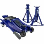 Martinetto idraulico - MICHELIN - 9558 - Capacità di sollevamento: 1800 kg - Altezza di sollevamento: da 105 mm a 350 mm.