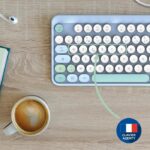 Combo tastiera + mouse wireless - MOBILITY LAB - Colore puro - Blu - Design ergonomico - Digitazione discreta - immagine 2