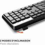Tastiera wireless - MOBILITY LAB - Deluxe - AZERTY - Nera - immagine 4