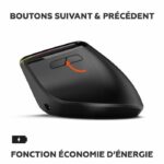 Mouse ergonomico - Wireless - MOBILITY LAB - ML314259 - Nero - immagine 6