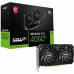 MSI - NVIDIA - Scheda grafica - RTX 4060 Ti Ventus 2x Black OC - 8GB