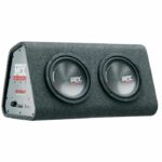 Subwoofer - MTX AUDIO - Reflex attivo con doppio subwoofer da 20 cm - Amplificatore in classe D da 240 Wrms - Filtro attivo - Telecomando