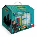 Casa da colorare - MULTIPRINT - 9888 - 7 timbri Drago