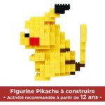 Figura in mattoncini - BANDAI - NANOBLOCK - Pokémon - Pikachu Deluxe - immagine 3