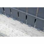 Kit lamelle frangivista - NATURE - Per pannello di recinzione rigido - Privacy 4/5 - 1.225 x 2.50 m - Antracite - immagine 2