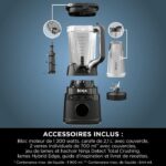 Frullatore Ninja Detect Power Blender Pro 1200W - 2 in 1 - 2L - 15 modalità - 10 velocità - Nero - immagine 2