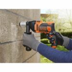 BLACK + DECKER BEH850-QS Trapano a percussione a filo - 850W - 54.400 cps/min - Guida di profondità - Impugnatura laterale - immagine 3