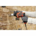 BLACK + DECKER BEH850-QS Trapano a percussione a filo - 850W - 54.400 cps/min - Guida di profondità - Impugnatura laterale - immagine 4