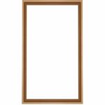 Cornice sagomata - NORDLINGER PRO - 100 x 60 cm - 42 x 14 mm - FSC 100%