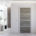 Kit Ristrutturazione Porta - NORDLINGER PRO - 4 Lastre 85 x 50 cm & 3 Profili 85 x 2 cm - Rovere Greige