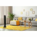 Ventola di colonna oceanica - 45W - altezza 78 cm - 3 velocità - oscillante - timer - nero - immagine 3