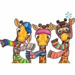 Le giraffe e le loro sciarpe colorate - FRUTTETO - immagine 5