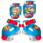 Set pattini a rotelle e gomitiere/ginocchia - regolabili dal 23 al 27 - PAT PATROUILLE - PA450035