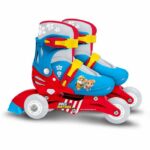 Pattini in linea due in uno - PAW PATROL - PAT PATROUILLE - 3 Ruote - Tri skate e Roller in lino - Misura regolabile 27-30 - immagine 2