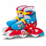 Pattini in linea due in uno - PAW PATROL - PAT PATROUILLE - 3 Ruote - Tri skate e Roller in lino - Misura regolabile 27-30 - immagine 3