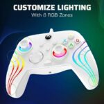Gamepad - PDP - Afterglow Wave - Cablato - Bianco - Compatibile con PC e Xbox - immagine 6