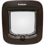 Porta per gatti con microchip PETSAFE - Marrone