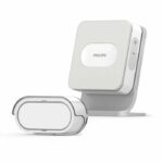 Campanello wireless Philips - Welcome Bell 300 Basic - Portata 300 m - 4 suonerie di alta qualità