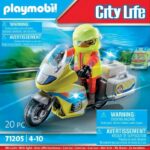 Playmobil - 71205 - Azione della città The Rescuers - Artista di emergenza con moto ed effetto leggero - immagine 2