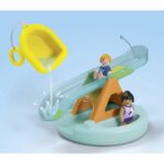 PLAYMOBIL Junior 71687 Isola con scivolo acquaticoInclude due personaggi, un polipo e accessori - Età 1 anno - immagine 4