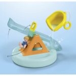 PLAYMOBIL Junior 71687 Isola con scivolo acquaticoInclude due personaggi, un polipo e accessori - Età 1 anno - immagine 5