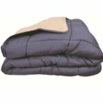 Piumino in microfibra 400 g/m² CALGARY Petrolio e mastice 220x240 cm - immagine 3