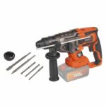 Prank wireless martellino 40v 5j SDS -Plus Brushless + 5 Accessori - Dual Power Powdp15680 - consegnato senza batteria o caricabatterie - immagine 2