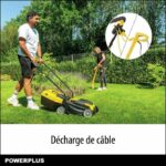 Tosaerba elettrico e bordatore - POWERPLUS - POWXG62205T - Tosaerba 1300 W e 32 mm Ø - Bordatore 250 W e 220 mm Ø - immagine 6