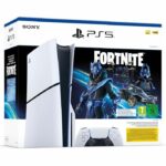 Pacchetto standard PS5: console PlayStation 5 (modello sottile) + Fortnite Cobalt Star