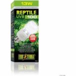 Lampada fluorescente compatta UVB per terrario - EXO TERRA - Rettile UVB 100 - Clima tropicale e subtropicale 13W