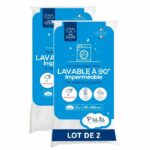 Set 2 Coprimaterassi Baby - 70x140 cm - Coprimaterasso Impermeabile e Micro Traspirante - Lavabile a 90°C - Morbido e Silenzioso