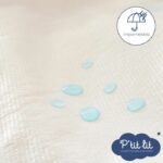 Set 2 Coprimaterasso Antiacaro per Neonati P'TIT LIT - Bouclette 100% cotone - Impermeabile - 50x85 cm - immagine 3