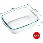 Teglia per friggitrice ad aria - PYREX - 1450143 - Rettangolare - Vetro borosilicato - 23 x 15 cm - immagine 3