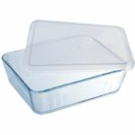 PYREX - 243P000 / 7046 - Piatto rettangolare con coperchio - 25 cm * 19 cm - Pyrex Cook & Freeze - immagine 2