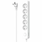 Multipresa - QUARX - 5 prese - Con cavo da 3 m, protezione bambini - immagine 4