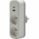 Biplite - QUARX - 2P 16A - Con USB-A e USB-C, conforme NF - immagine 4