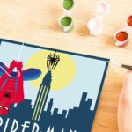 CreArt 20x20 cm Spider Man, Tempo libero creativo, 23891, Ravensburger - immagine 5